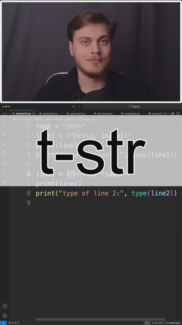 Template строка это список значений Python 3.14