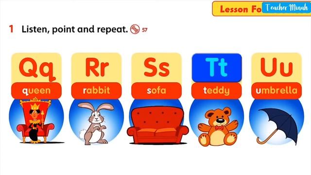 Family and Friends 1 Phonix Unit 5 Q - U