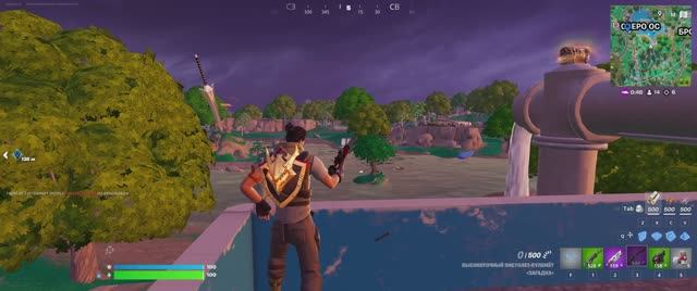 Минус 7 в игре Fortnite: 11 место.