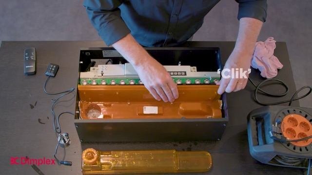 Аварийное мигание лампочек 2 раза в очагах Dimplex Cassette 500/1000