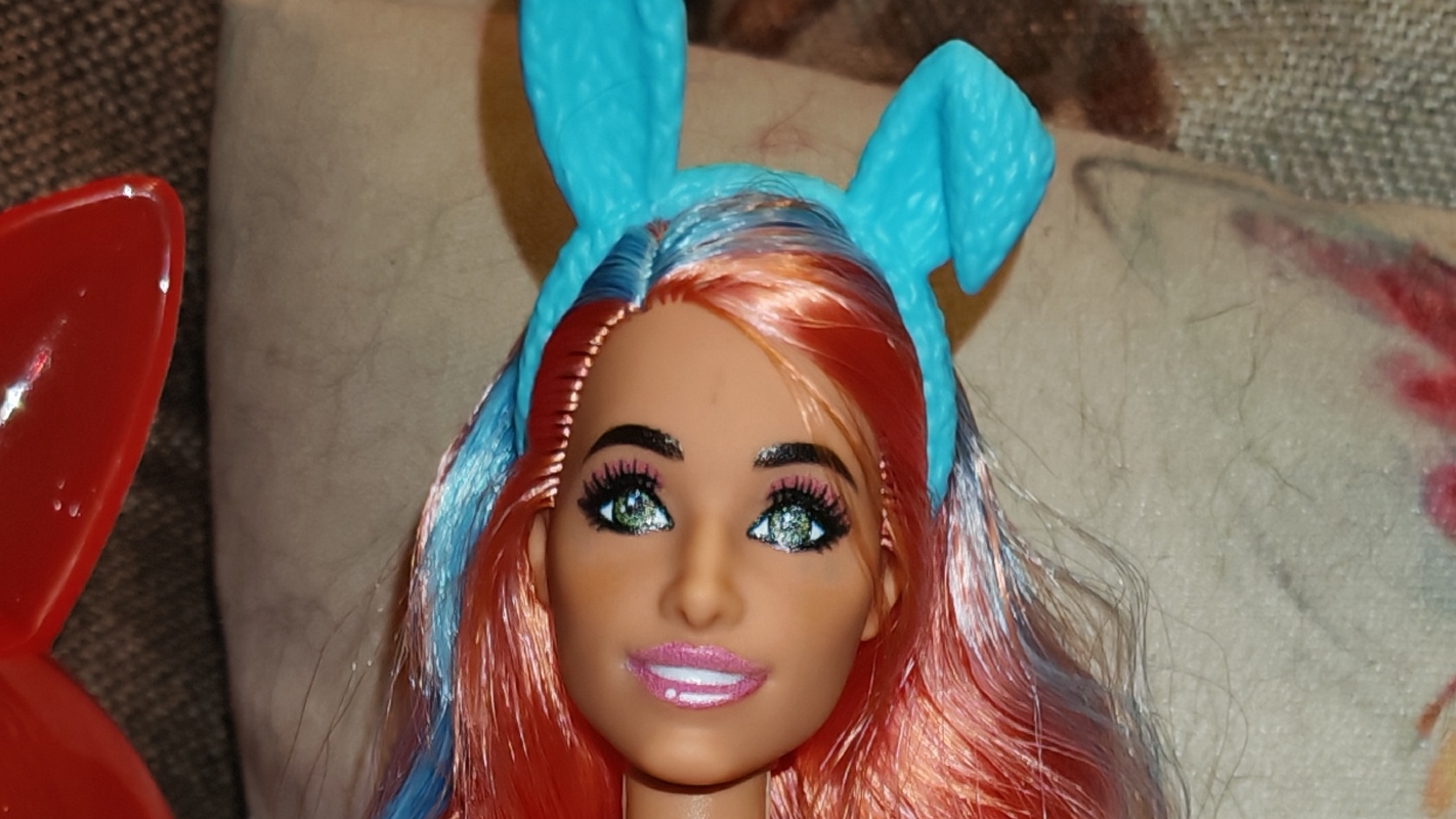 Кукла Barbie Pop Reveal Ароматизированная Яркая Модная Кукла Банни, она невероятно прекрасна🩵🧡🩵🧡