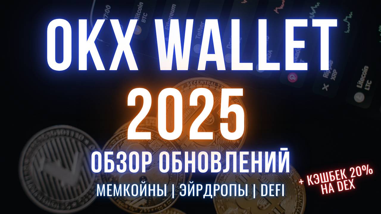 Обновленный OKX Wallet | Торговать на DEX и искать трендовые токены стало еще проще