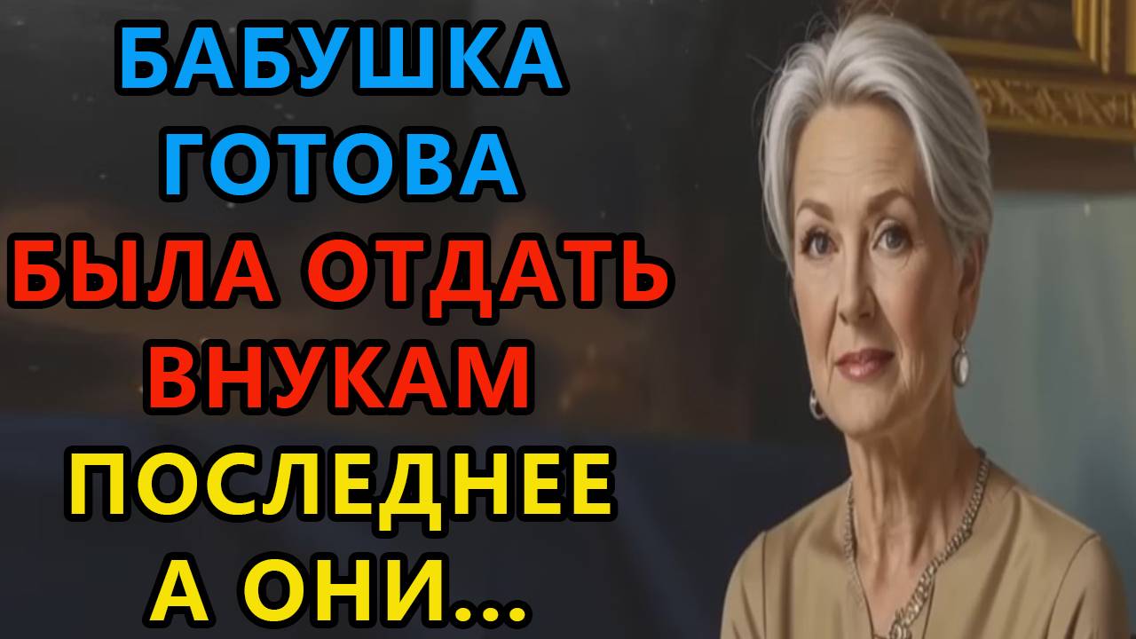 Истории из жизни. Бабушка готова была отдать внукам последнее, а они… Аудио рассказы