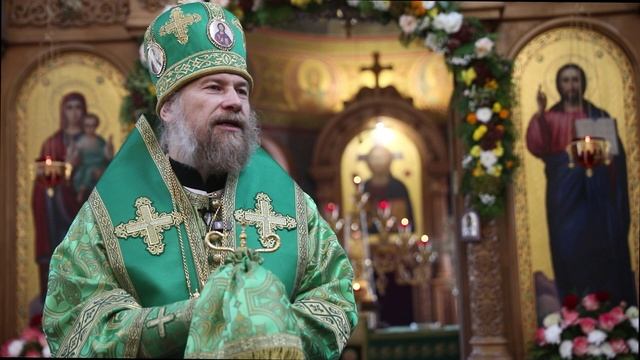 Проповедь митрополита Леонтия в храме в честь преподобного Сергия Радонежского. г. Воронеж