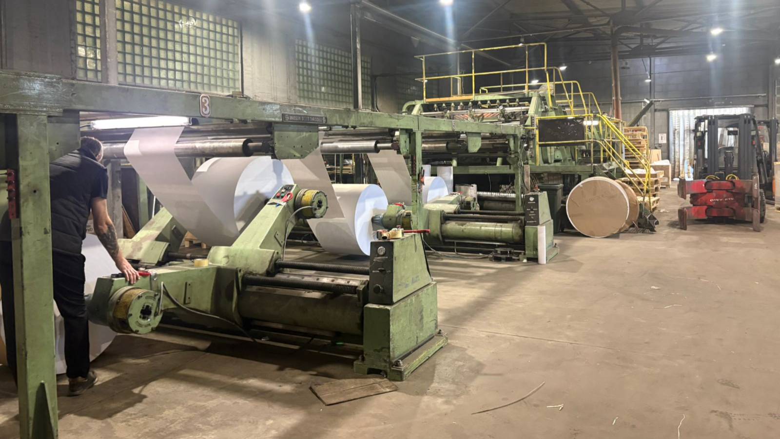 Листоразмоточная машина Masson Scott 2100