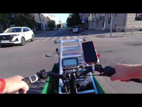 Обычная поездка на грузовом электровелосипеде!
