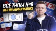 ВСЕ типы 8 задания: множества и круги Эйлера на ОГЭ по информатике 2026 | Умскул