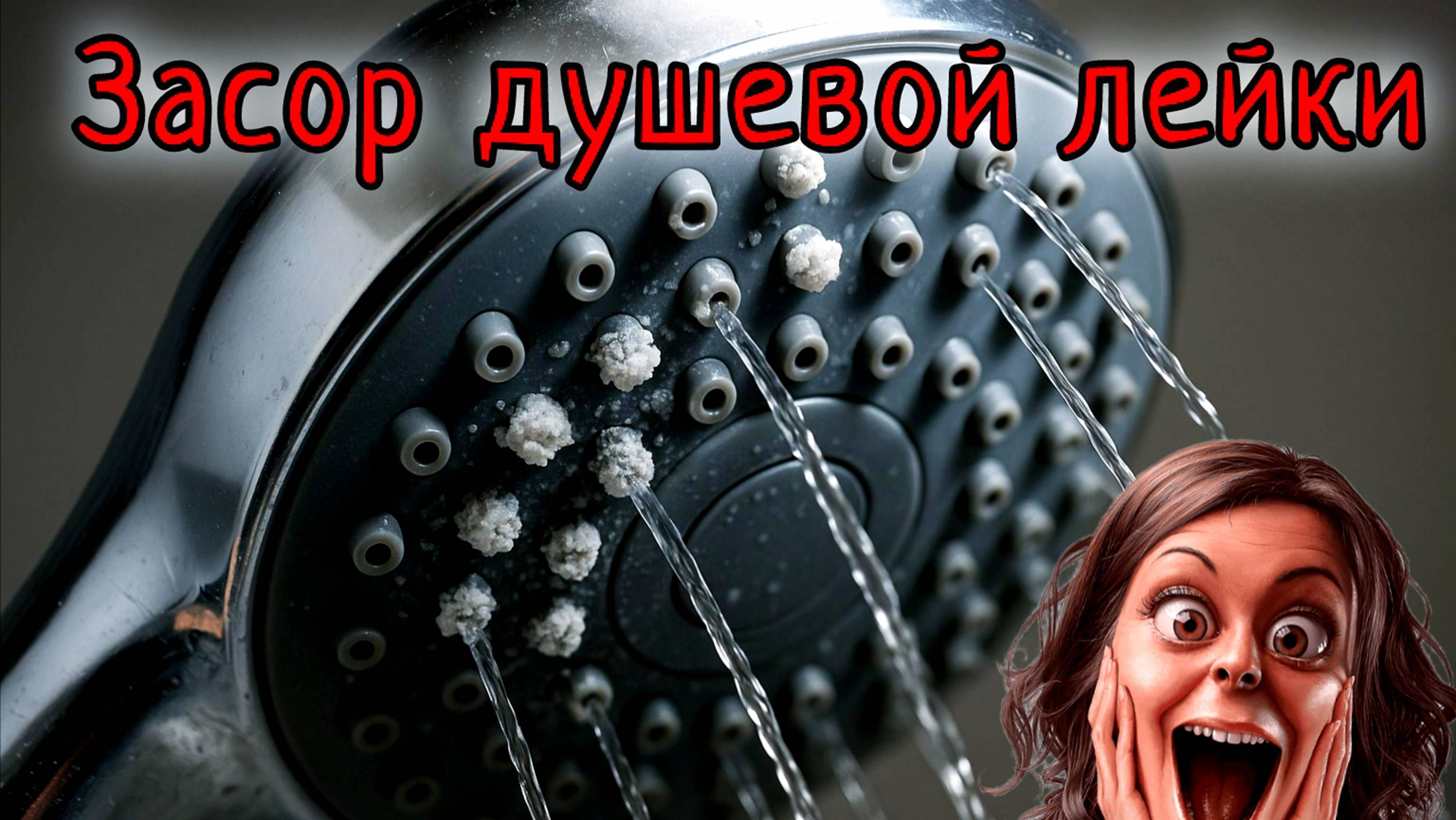 Почему засоряются душевые лейки лайфхак