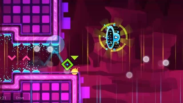 Monsterdanseoff 3 Coins And Geometry Dash World