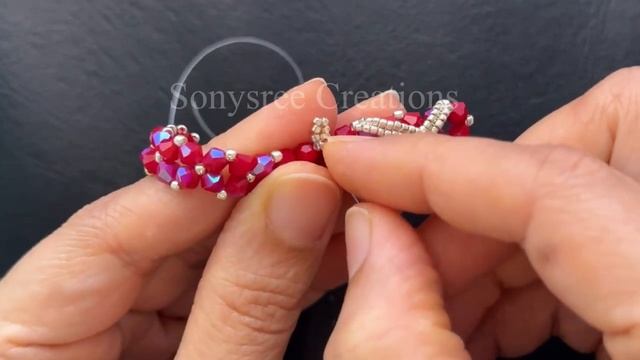 Элегантный простой браслет от Sonysree Creations Beading