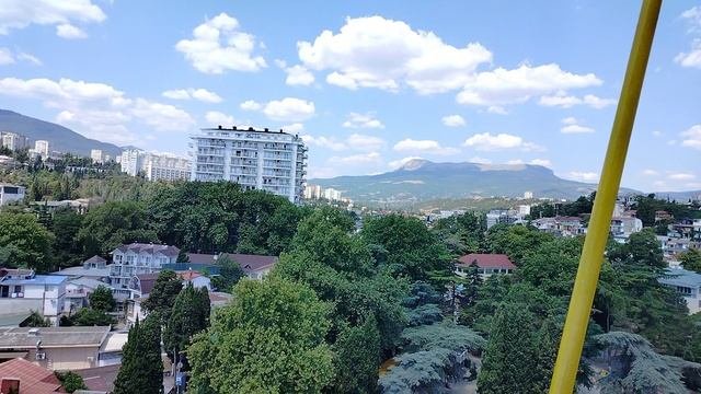 Набережная Алушты с колеса обозрения
