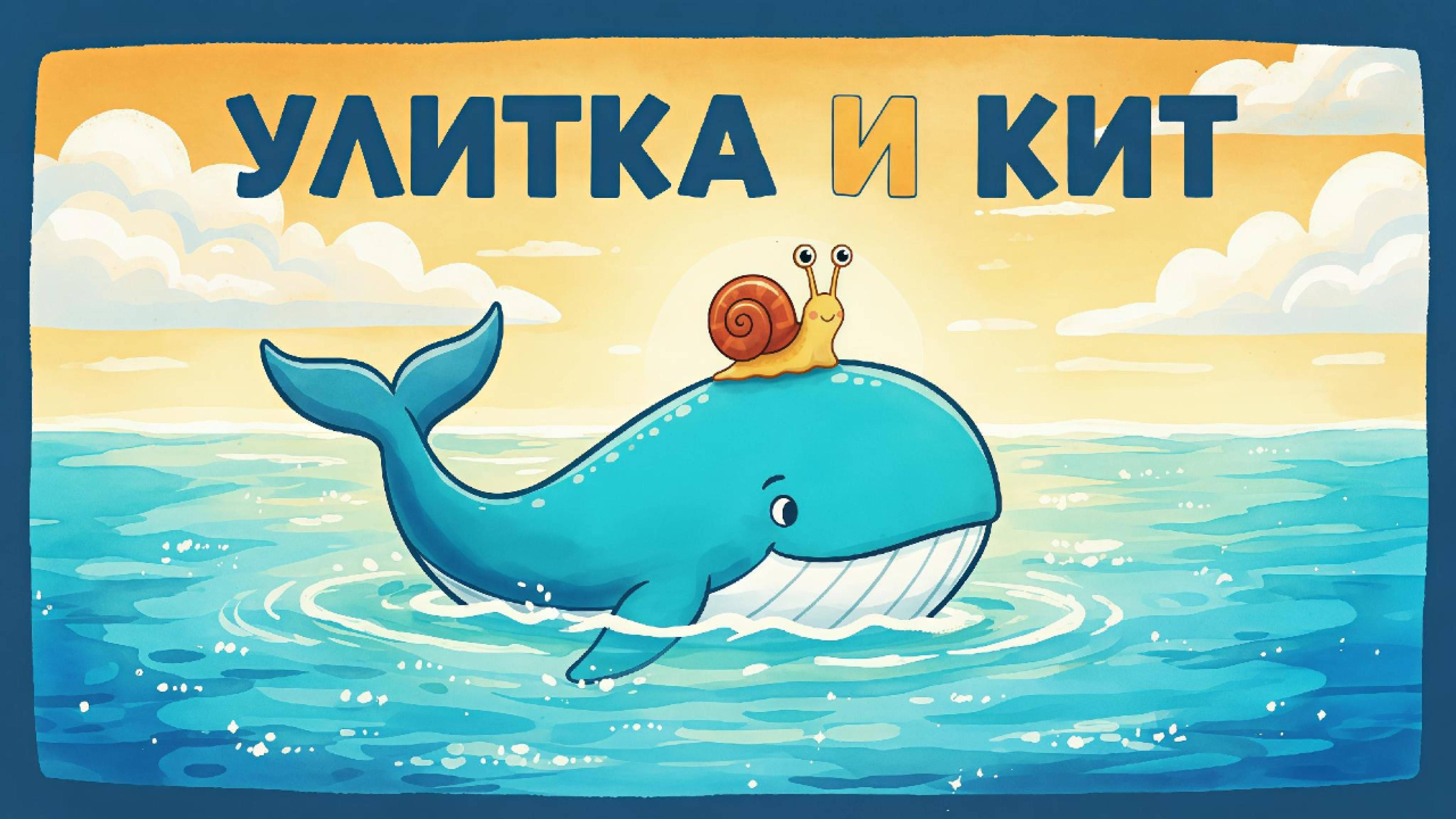 🐋 УЛИТКА И КИТ | ДОБРЫЙ МУЛЬТИК ПРО ДРУЖБУ И СМЕЛОСТЬ 🐌✨