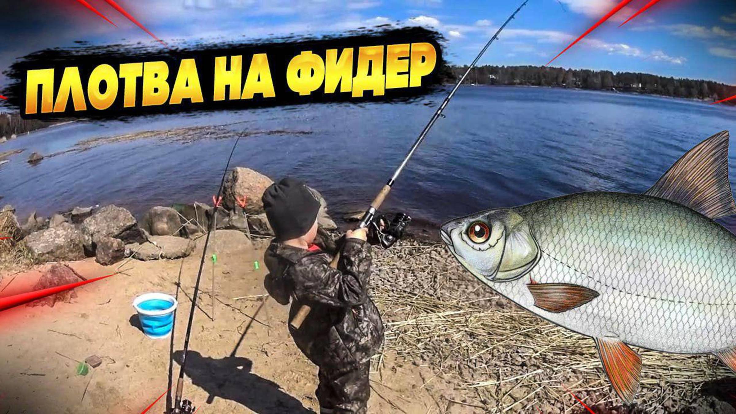 Плотва на фидер