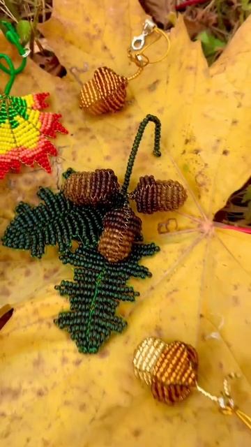 Старичок-Грибовичок из бисера 🍂🍁🍄