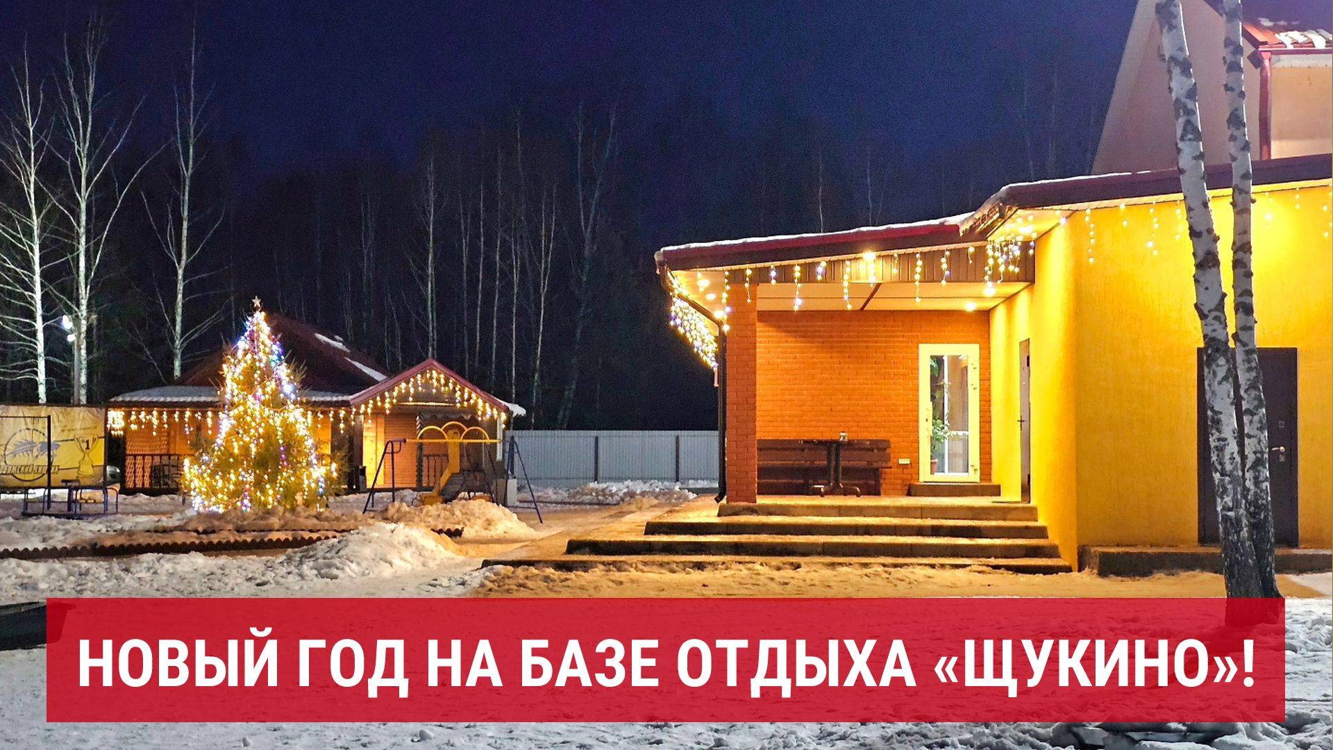 Новый года на базе отдыха Щукино