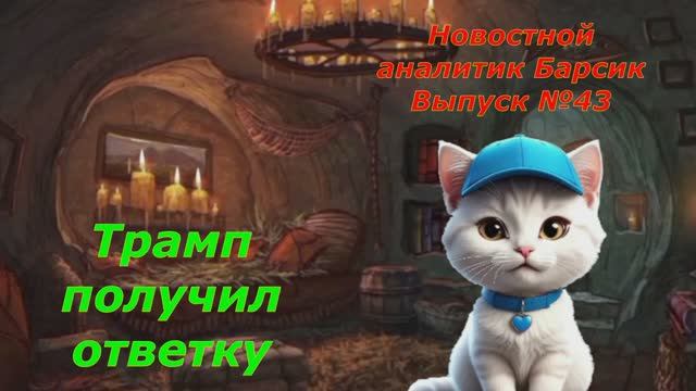 Новостной аналитик Барсик Выпуск №43 Трамп получил ответку