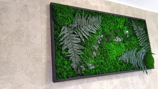 Картина. Мох ягель.