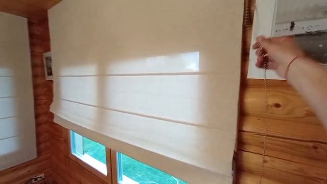 Римские шторы системы Coulisse Compact, в частный дом, SVIL
