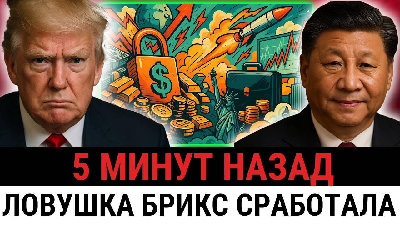 Трамп просит денег у стран БРИКС — Китайская ловушка для США, в $1 ТРЛН меняет всё?