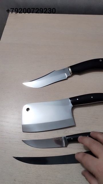 Обзор ножей от Горшкова Андрея из стали BOHLER N690 и Х12МФ