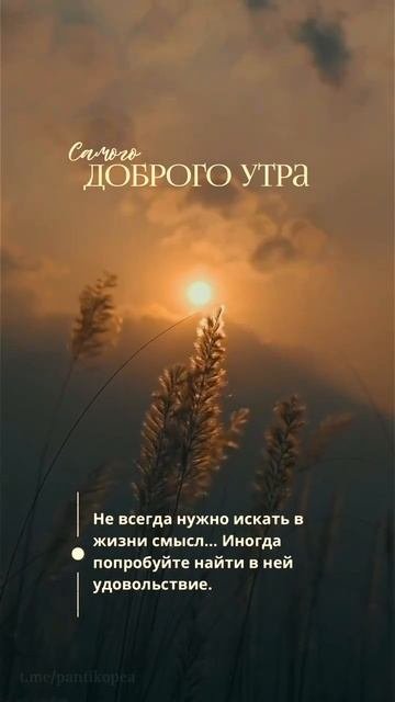Доброе утро