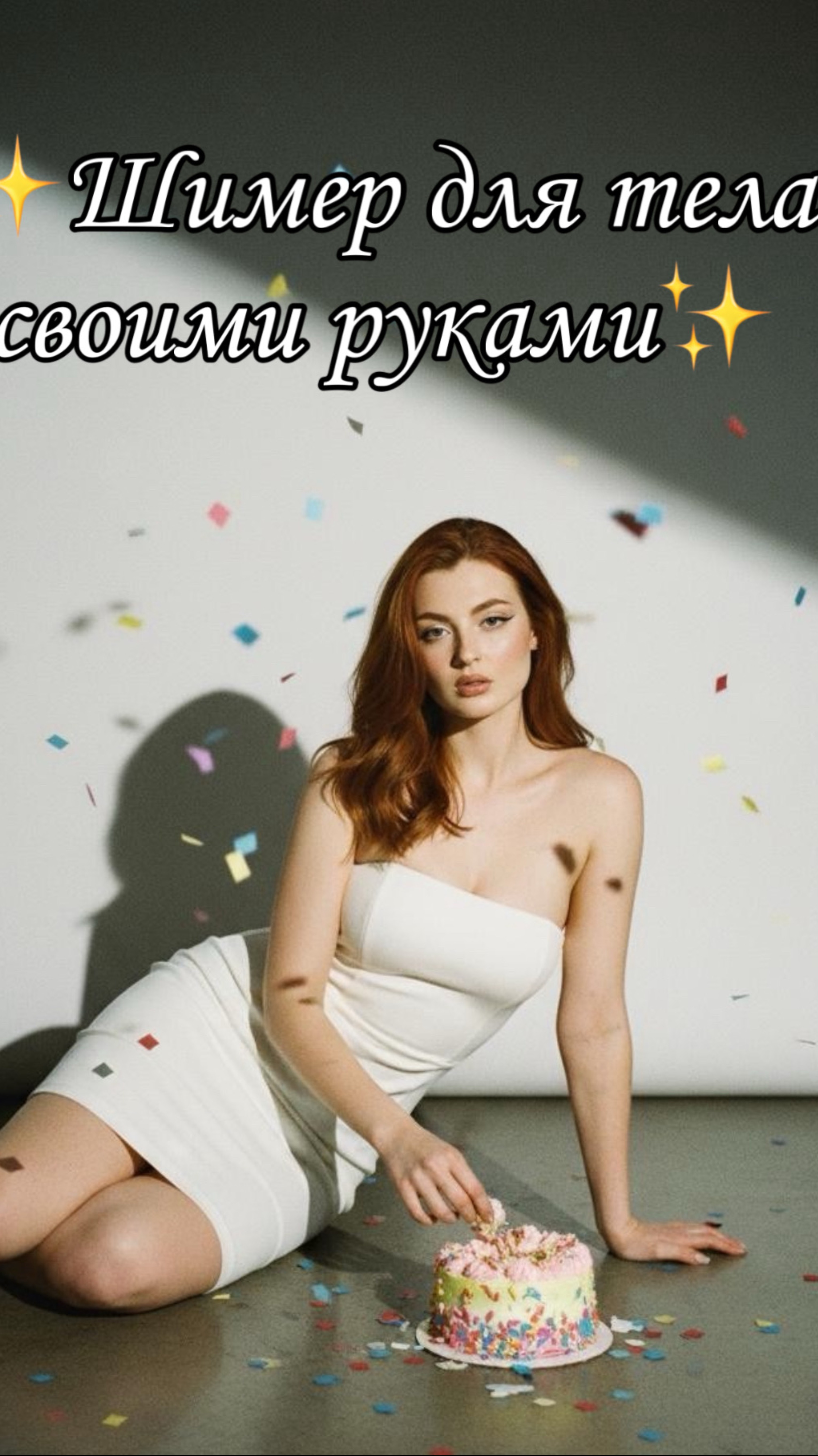 Шиммер для тела, дома своими руками