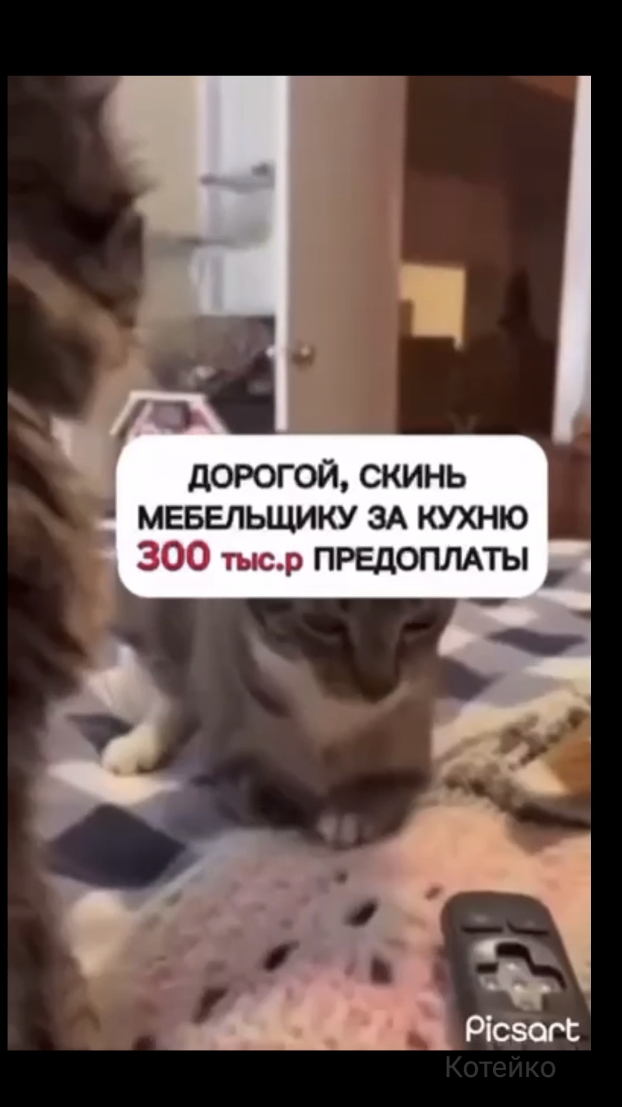 Дорогой, скинь мебельщику за кухню.. 🙏