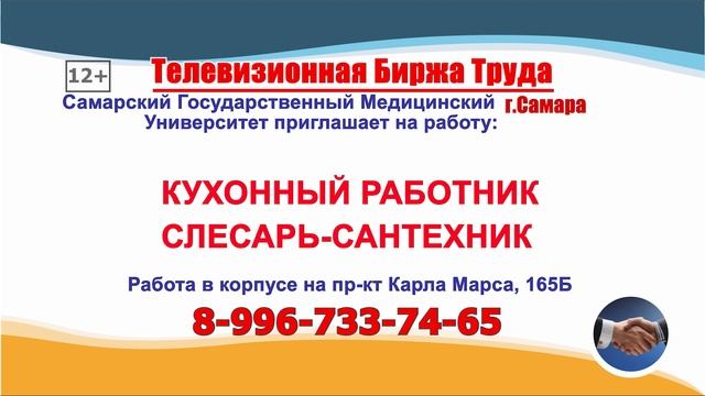 08.10.25г. в 07.27 на телеканале РОССИЯ-24 Телевизионная Биржа Труда в Самаре и Самарской области
