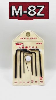 🔧 EIGHT M-8Z — МИНИ-НАБОР ШЕСТИГРАННИКОВ В ДЮЙМОВЫХ РАЗМЕРАХ