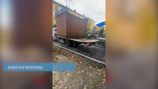 Демонтаж ларька на Ломоносова