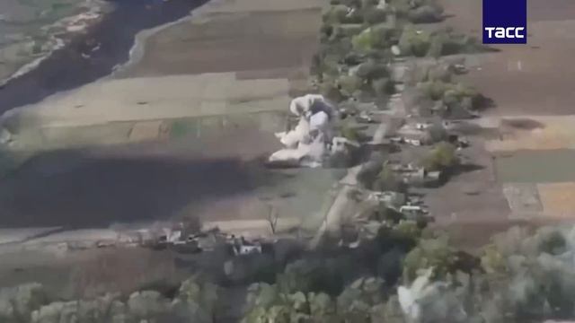 Кадры освобождения населённого пункта Новогригоровка в Запорожской области