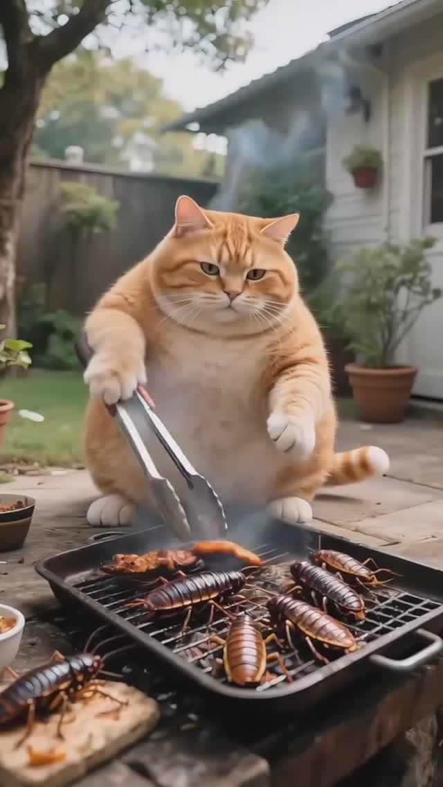 котик отравился