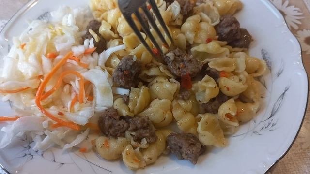 Мой обед с копустой (09.10.2025)
