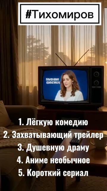 Что посмотреть вечером