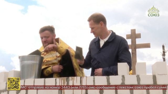 Митрополит Пензенский и Нижнеломовский Серафим совершил закладку храма в селе Пазелки