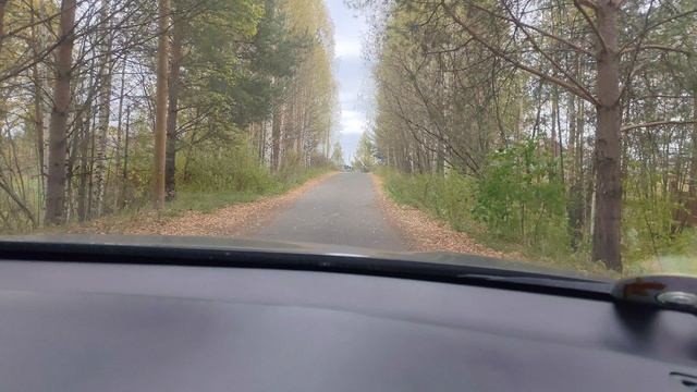 Дорога из Кирова в деревню Холуи 01.10.2025 речка Ивкинка 🏞️