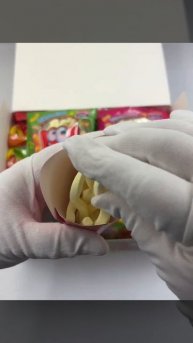 Маршмеллоу Зефир КАРТОШКА ФРИ Канди Клаб. Вкус Тутти-фрутти. Набор 30шт по 10гр