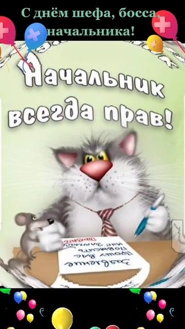 С ДНЁМ ШЕФА! 🤪