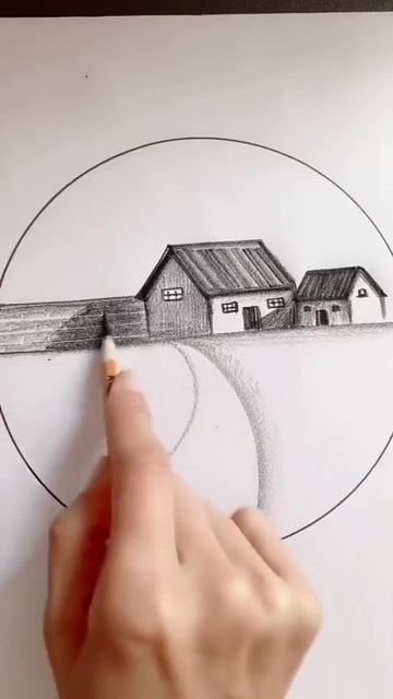 Рисуем забытую деревеньку 🏘️