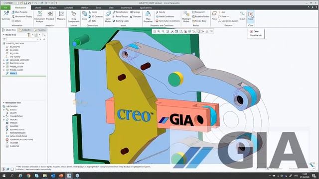 017 GIA Webinar Creo Parametric Mechanism Design EXtension MDX