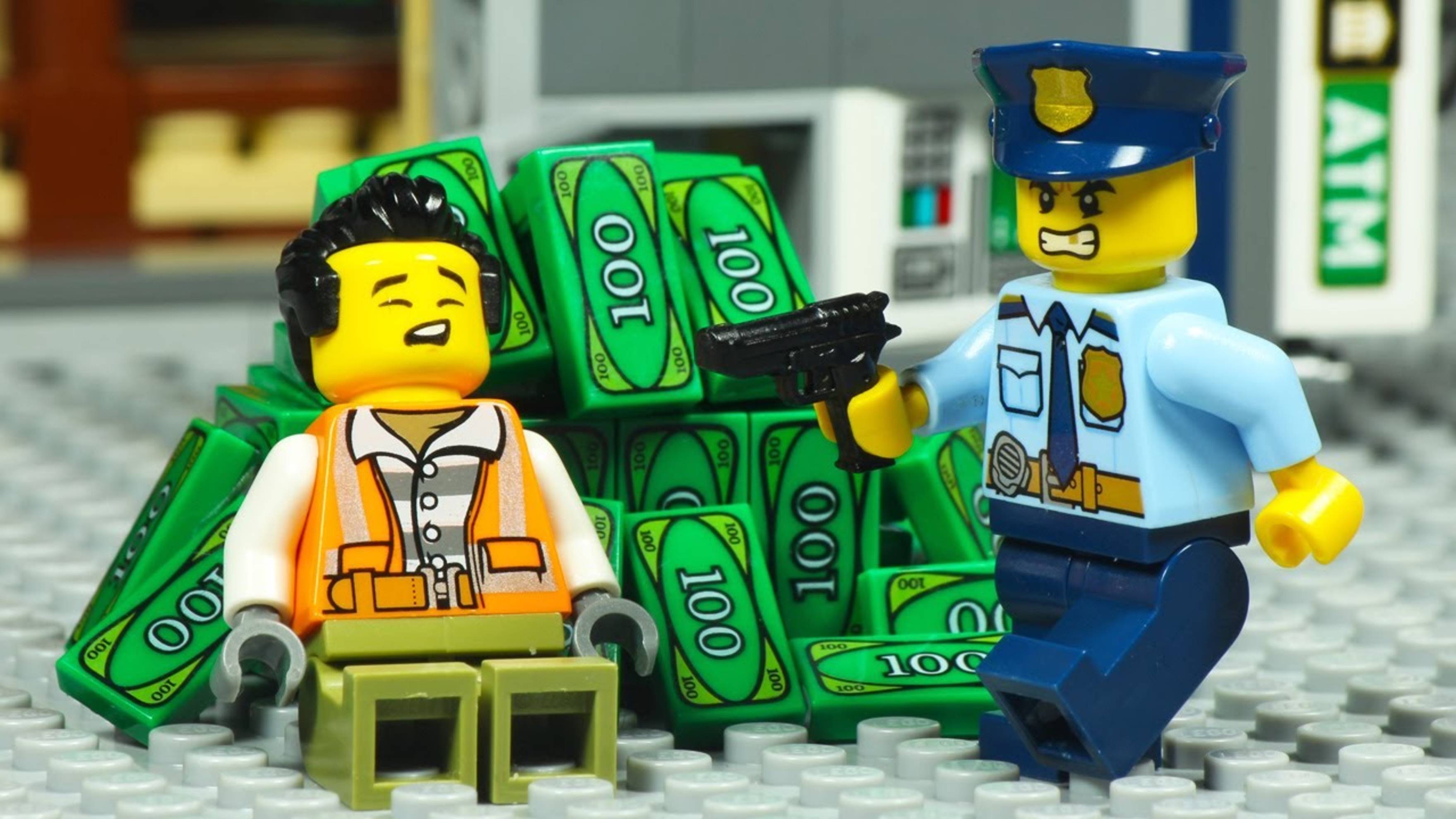 ГРАБИТЕЛЬ УСНУЛ ВО ВРЕМЯ ОГРАБЛЕНИЯ ЛЕГО АНИМАЦИЯ МУЛЬТИК ДЛЯ ДЕТЕЙ ЛЕГО ГОРОД LEGO CITY