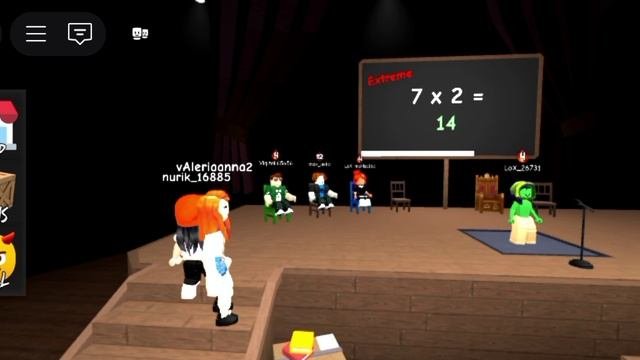реши пример правильно или умрёшь в Roblox Максим играет