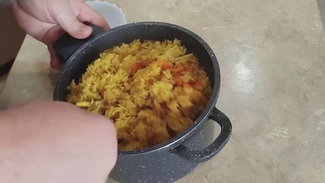 Домашний Рассыпчатый Плов в  казане ! Быстро и Просто !!!