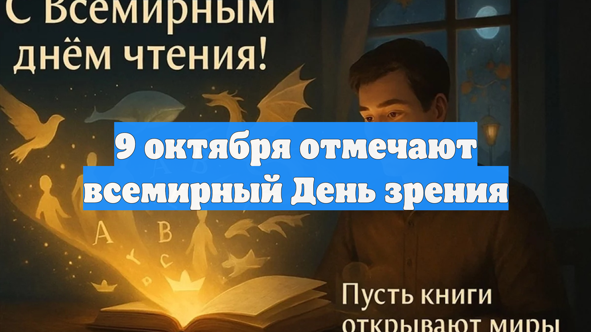 9 октября отмечают всемирный День зрения