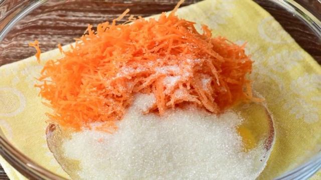 Морковные кексы с имбирем и корицей