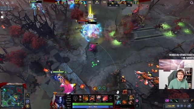Dota 2! Queen Of Pain! Мощно поднимаю ММР!