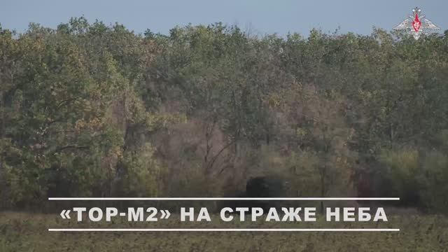 Боевая работа расчета «Тор-М2» ГрВ «Центр»