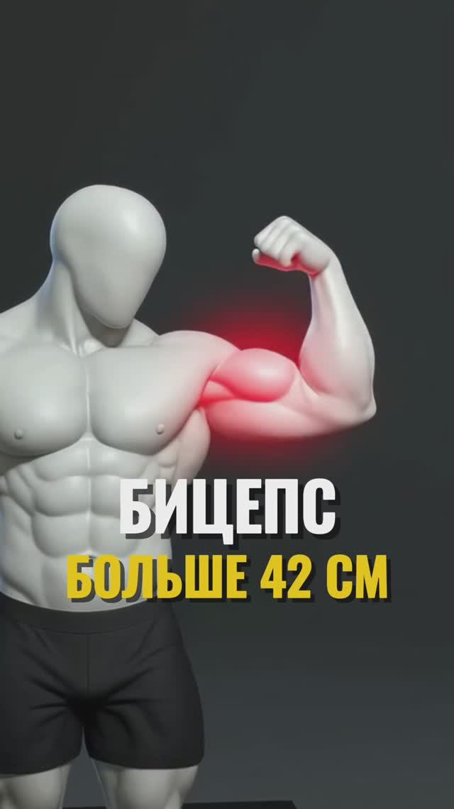 Бицепс больше 42 см