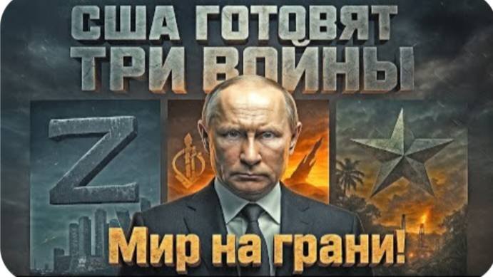 Макгрегор: США готовят ТРИ ВОЙНЫ  против России Ирана и Венесуэлы! Мир на грани!