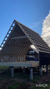 Строим А- фреймы Строительство каркасных домов Строительство бань Пермь Волгоград Волжский